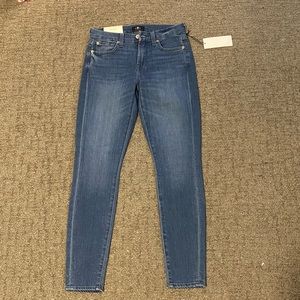 SOLD 7 For All Mankind Ankle Skinny Jean Medium Blue